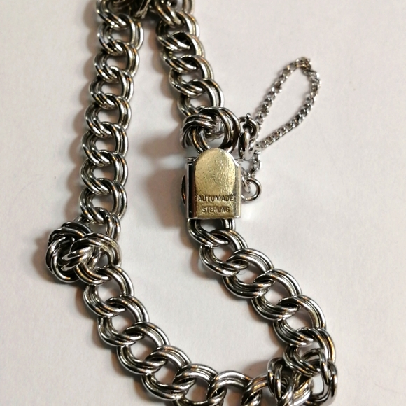 Vintage 925 Silver Chain Link Bracelet - Picture 5 of 6